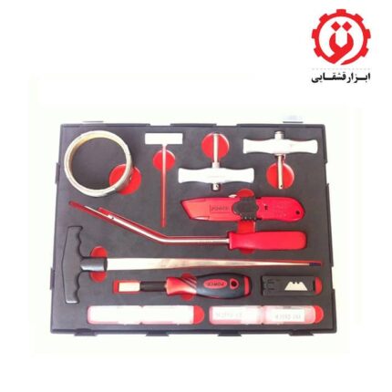 قیمت و خرید جعبه ابزار کامل تعویض شیشه اتوموبیل فورس مدل FK913M1 از ابزار قشقایی