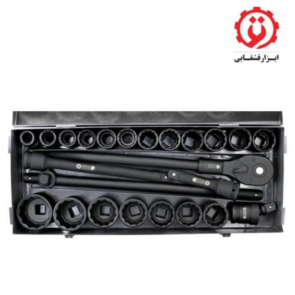 قیمت و خرید جعبه بکس فشار قوی 3/4 درایو 12 پر 24 عددی داناپلاس مدل D7960224 از ابزار قشقایی