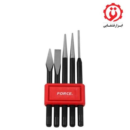 قیمت و خرید سری قلم و سنبه نشان 5 عددی فورس مدل 5054 از ابزار قشقایی