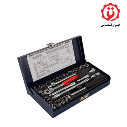 قیمت و خرید مجموعه 35 عددی آچار بکس و بیت بکس مستر تولز مدل BM235 از ابزار قشقایی