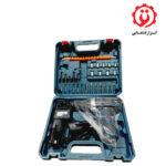 خرید دریل شارژی به همراه دو باتری و مجموعه 32 عددی پی ای پی مدل CD-1225 از ابزار قشقایی