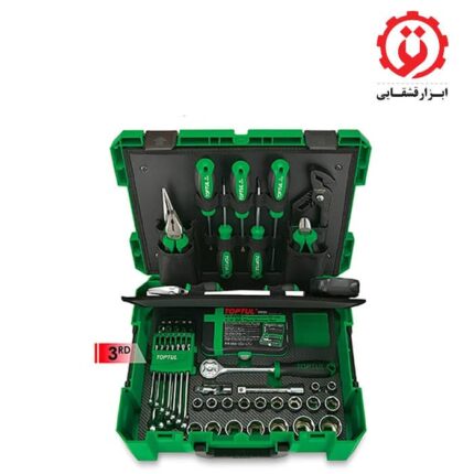 خرید مجموعه 104 عددی ابزار آلات تاپ تول مدل GCZ-104A از ابزار قشقایی