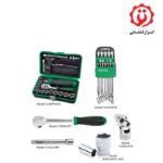 مجموعه 104 عددی ابزار آلات تاپ تول مدل GCZ-104A