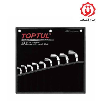 قیمت و خرید ست آچار دو سر بکس چپقی 9 عددی تاپ تول مدل GPAQ0901 از ابزار قشقایی