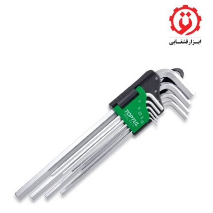 قیمت و خرید ست آلن کارتی فوق بلند 9 عددی تاپ تول مدل GAAL0912 از ابزار قشقایی