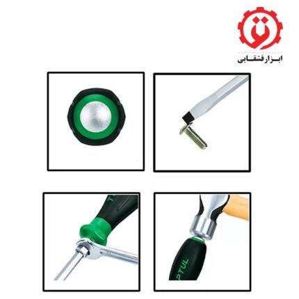 خرید پیچ گوشتی دوسو ضربه و آچار خور 150*6.5 تاپ تول مدل FAGF6E15 از ابزار قشقایی