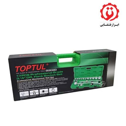 خرید جعبه بکس 3/4 اینچ 12 پر 17 پارچه تاپ تول مدل GCAI1702 از ابزار قشقایی
