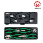 جعبه ابزار چرخ دار کشویی 227 پارچه تاپ تول مدل GCAJ0001