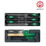 جعبه ابزار چرخ دار کشویی 227 پارچه تاپ تول مدل GCAJ0001