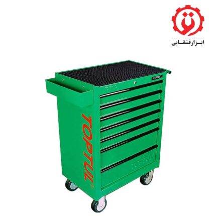 قیمت و خرید جعبه ابزار چرخ دار کشویی 227 پارچه تاپ تول مدل GCAJ0001 از ابزار قشقایی