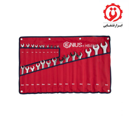 خرید آچار یک سر رینگی جنیوس ست 24 عددی مدل HS-024M از نمایندگی جنیوس در اهواز