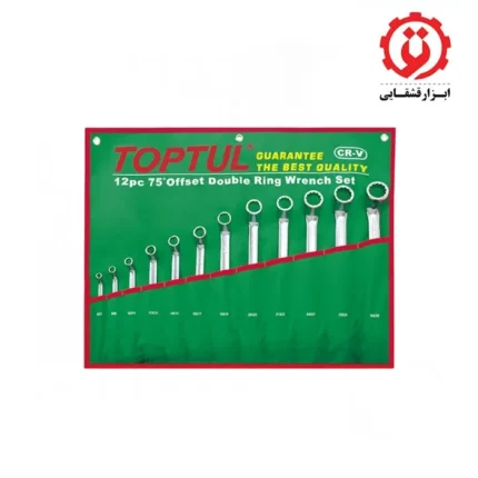 خرید اینترنتی سری دو سر رینگ 12 عددی تاپ تول مدل GAAA1204 از ابزار قشقایی