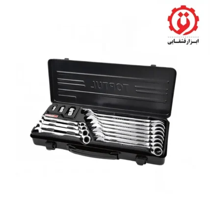 خرید اینترنتی سری جغجغه ای 12 عددی با 3 آدابتور مدل GBA1541 تاپ تول از ابزار قشقایی