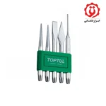 خرید اینترنتی ست 5 عدیی سنبه تاپ تول مدلGAAV0501 از ابزار قشقایی