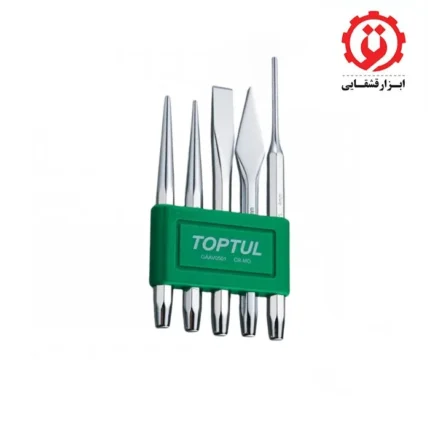 خرید اینترنتی ست 5 عدیی سنبه تاپ تول مدلGAAV0501 از ابزار قشقایی