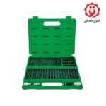 خرید جعبه بیت آلنی 60 پارچه 1/2 , 3/8 درایو تاپ تول مدل GCAI6003 از ابزار قشقایی