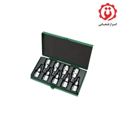 قیمت و خرید مجموعه 9 عددی بکس ستاره ای تاپ تول مدل GAAD0903 از ابزار قشقایی