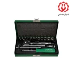 خریدجعبه بکس 17 پارچه هواگیری 1/4 اینچ تاپ تول مدل GCAD1701 از ابزار قشقایی