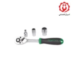 قیمت جعبه ابزار سبز 80 پارچه پلاستیکی تاپ تول مدل GCAI8002 از ابزار قشقایی