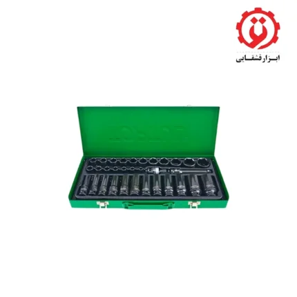خرید و قیمتجعبه بکس 1/2 اینچ بلند و کوتاه فشارقوی 32 پارچه تاپ تول مدل GDAD3201 از ابزار قشقایی