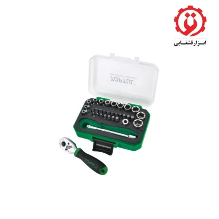 خرید جعبه بکس و بیت 33 عددی 1/4 درایو مدل GABW3302 از ابزار قشقایی