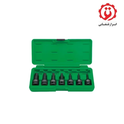 قیمت جعبه بکس آلنی 4~14 فشار قوی (مشکی) 1/2 اینچ تاپ تول مدل GDAI0702 از ابزار قشقایی