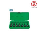 خرید جعبه بکس آلنی 4~14 فشار قوی (مشکی) 1/2 اینچ تاپ تول مدل GDAI0702 از ابزار قشقایی