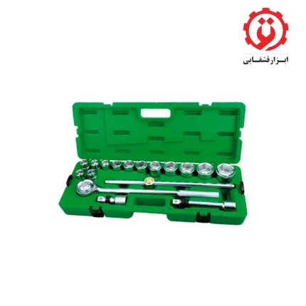 خرید جعبه بکس17 پارچه 3/4 اینچ تاپ تول 6پر مدل GDAI1701 از ابزار قشقایی