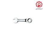خرید و قیمت آچار کوتاه سایز 13 یکسر تخت و رینگی جغجغه ای جنیوس مدل 760213 از ابزار قشقایی