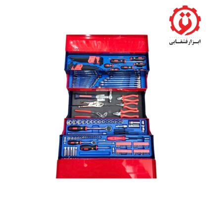 خرید چکش جعبه ابزار 142 پارچه جنیوس مدل MS-142TS از ابزار قشقایی