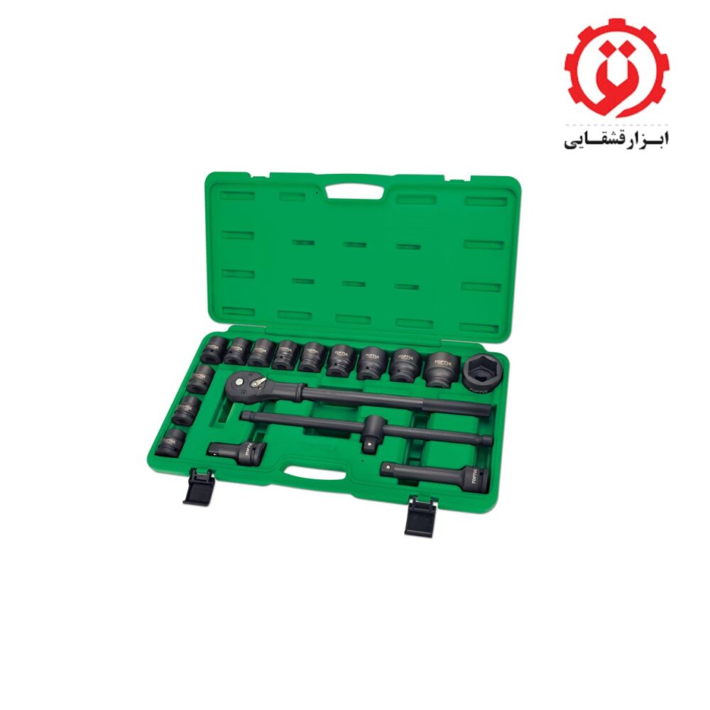 خریدجعبه بکس فشارقوی 17 پارچه 3/4 اینچ تاپ تول مدل GDAI1701 از ابزار قشقایی