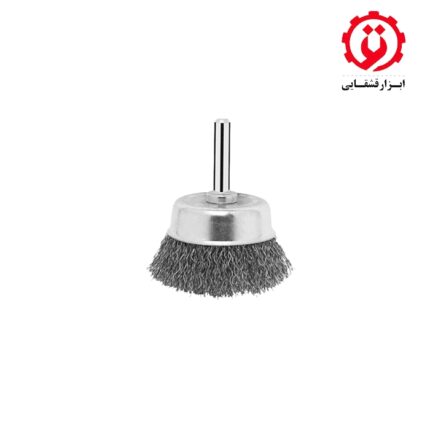 قیمت برس سر دریلی کاسه ای افشان صنعت برس قطر 5 سانتیمتر از ابزار قشقایی
