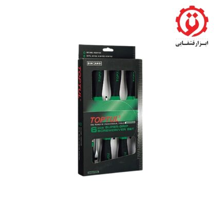 قیمت پیچ گوشتی جعبه ایی دوسو، چهارسو PZ تاپ تول 6 عددی مدل GAAE0604 از ابزار قشقایی
