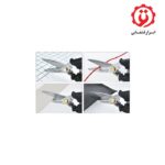 قیمت قیچی برش چرم ،پلاستیک و ورقه های نازک آهنی و استیل تاپ تول TOPTUL مدل SBCH0808 از ابزار قشقایی