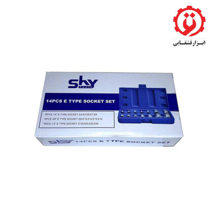 قیمت ست بکس E تعداد 14 عددی SKY از ابزار قشقایی