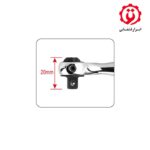 قیمت و خرید مینی آچار جغجغه تاپ تول 1/4 اینچ لولایی مدل CHKX0810 از ابزار قشقایی