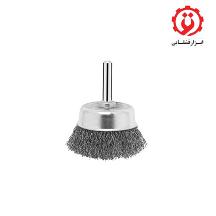 قیمت برس سر دریلی کاسه ای افشان صنعت برس قطر 4 سانتی متر از ابزار قشقایی