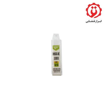 قیمت مته کاجی مخروطی سایز 12-4 میلیمتر ولف از ابزار قشقایی