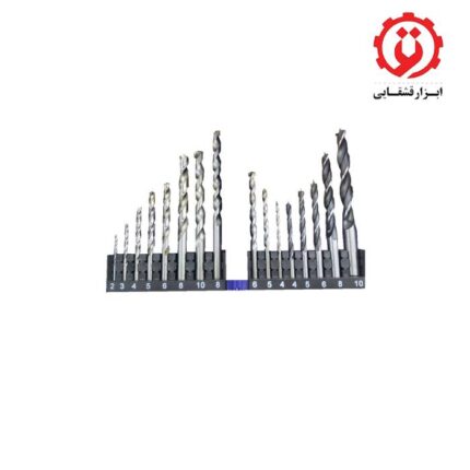 خرید ست مته ریزو آهن، بتن و چوب 16 عددی مدل DS16PS از ابزار قشقایی