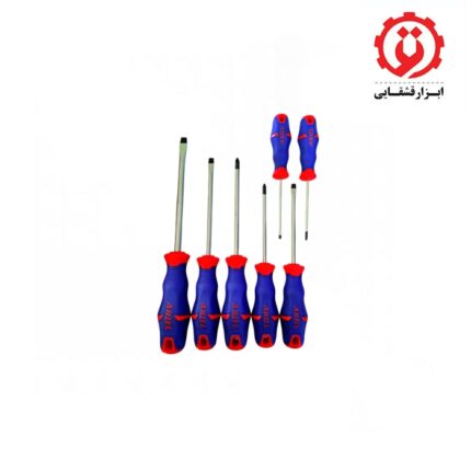 قیمت اینترنتی ست پیچ گوشتی آریل 7 عددی مدل PGM0710 از ابزار قشقایی