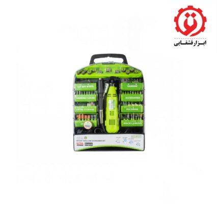 خرید مجموعه 217 عددی فرز انگشتی 130 وات سیلور مدل Silver GT-RT217 از ابزار قشقایی