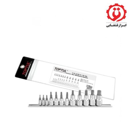 خرید اینترنتی ست آلن بکسی ستاره ای کوتاه 12 پارچه ترکیبی تاپ تول مدل GAAG1201