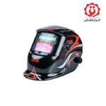 خرید ماسک جوشکاری اتوماتیک مشکی طرح دار آروا مدل 8207