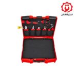 خرید اینترنتی جعبه ابزار فشار قوی 42 پارچه با لوازم ضد برق تاپ تول مدل GCZ-042A
