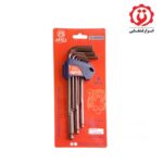 خرید اینترنتی آچار آلن سر گرد کارتی بلند 9 عددی آریل مدل ALB0996B