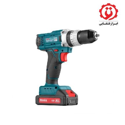 دریل پیچ گوشتی شارژی 16ولت 2 باتری رونیکس مدل 8615