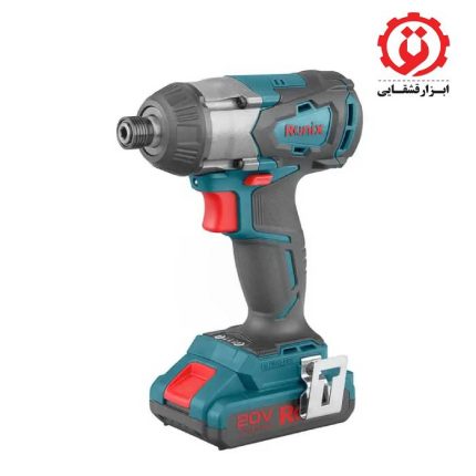 پیچ گوشتی چکشی شارژی براشلس لیتیوم 20 ولت رونیکس مدل 8906