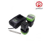 خرید آنلاین دریل شارژی چکشی دو باتری براشلس لیتیوم 16 ولت پی ای پی مدل BID-1615