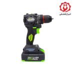 خرید دریل شارژی چکشی براشلس دو باتری لیتیوم 20 ولت پی ای پی مدل BID-2015