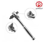 خرید اینترنتی دسته بکس جغجغه ای 90 دنده سه درایو 1/2 - 3/8 - 1/4 کوبالت مدل 498921